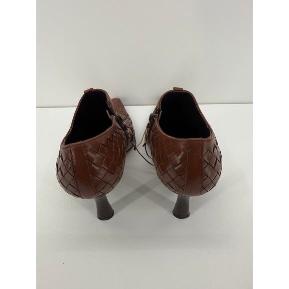 Vintage Donald Pliner Woven Pointed Toe Ankle Boots Heels size 7M - Picture 4 of 6